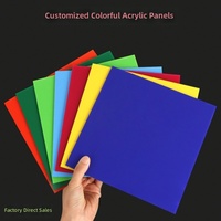 Fabricant en gros de feuilles acryliques transparentes colorées en Chine, boîtes de présentation sur mesure, panneaux en plastique organique noir/marron
