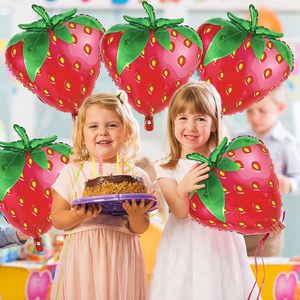Globos de <span class=keywords><strong>Fresa</strong></span>, 6 Piezas, Globos de Frutas Dulces para Decoración de Fiestas de Cumpleaños, Fiesta Temática de <span class=keywords><strong>Fresa</strong></span>, Baby Shower, Revelación de Género - Product Image 2