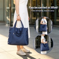 Sac fourre-tout léger en nylon composite pour femme, idéal pour les trajets quotidiens et les voyages, vente en gros directe usine OEM