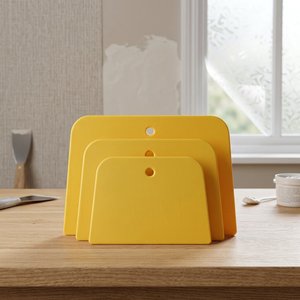 3pcs Heavy Duty Plastic <b>Wallpaper</b> Scraper <b>Tool</b> Set 6.7cm 7.3cm 8.7cm for Wall Paper Glass Window Tint Film Installation - Product Image 5