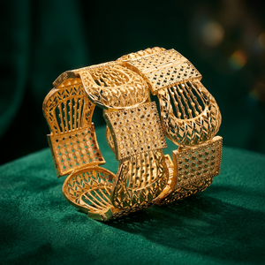 Wholesale 14K 18K 24K Gold Plated Brass Gold Filled Women's Fashion <b>Bracelets</b> & <b>Bangles</b> Forming Kada <b>Bangles</b> <b>Bracelets</b> Jewelry - Product Image 3