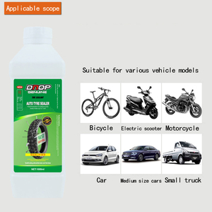 Kit de réparation de pneus Riding Friends PVA Fibre à base d'eau 1L, scellant pour pneus <span class=keywords><strong>tubeless</strong></span>, garantie 5 ans, anti-rouille, <span class=keywords><strong>liquide</strong></span> universel vert - Product Image 1