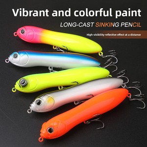 Señuelo artificial rígido de ABS de 135 mm/33 g con sonajero ruidoso para pesca de lubina en superficie con lances de larga distancia - Product Image 5