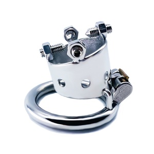 Nuevo Jaula de Castidad Masculina Pequeña de Acero Inoxidable, Dispositivo de Abstinencia con Anillo de Púas para Pene, Juguete Sexual para Adultos - Product Image 3