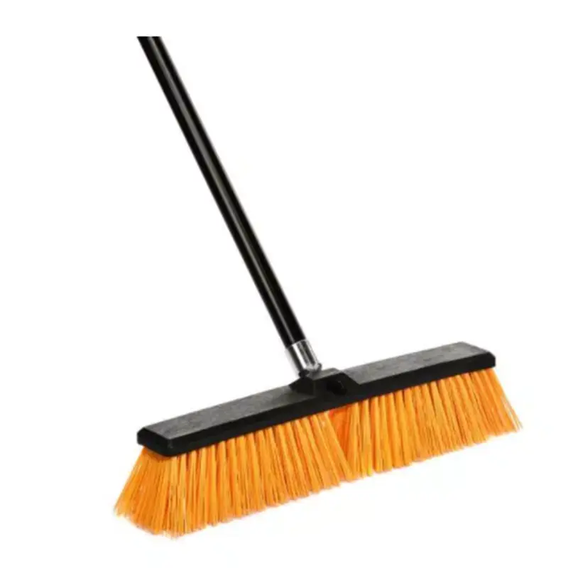 Factory supply Industries 18" Rough Surface Push Broom with screw threaded hole