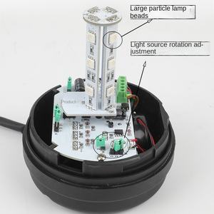 Luz de advertencia de grúa de alarma acústica óptica redonda Material ABS Camión de emergencia y luz de advertencia de grúa móvil - Product Image 5