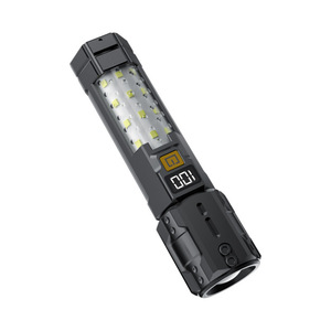Lampe torche zoom rechargeable à LED, à focalisation réglable, étanche, lampe de secours, lampe de travail extérieure - Product Image 5