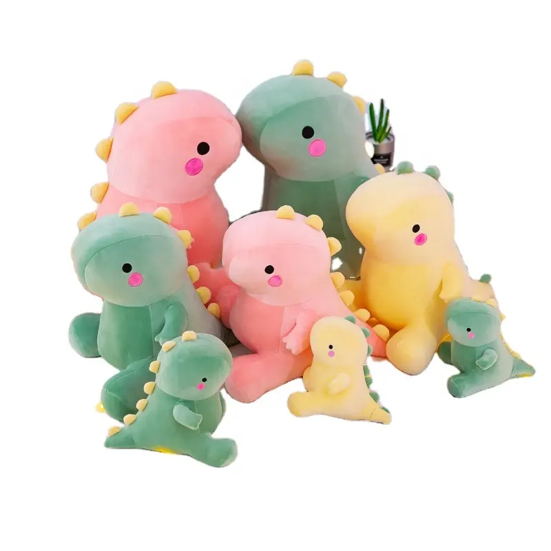 Dinosaurio de peluche Super suave de 25-50cm para niños, dinosaurio de peluche de dibujos animados, juguete para niños, muñeco de bebé, almohada para dormir en casa