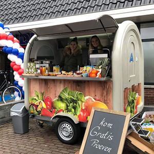 Petite remorque mobile de nourriture de concession de chariot de camion de nourriture de rue de VIN de cuisine mobile à prix bon marché pour la vente au détail - Product Image 3