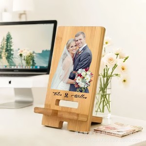 Yuyuan Wooden Tablet <b>Stand</b> Adjustable Desktop Holder Multi Functional Phone Base Lazy <b>Stand</b> For Tablet <b>PC</b> - Product Image 1