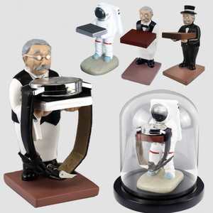 Jaken Alfredo orologio maggiordomo Stand di alta qualità per occhiali espositore - Product Image 1