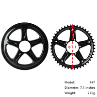 Untuk Chainring Crankset Model 9 untuk Motor Penggerak Tengah, Suku Cadang Kit Konversi E-bike CN