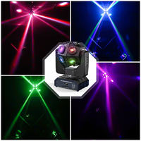 RGBW 4 en 1 Football LED Faisceau Tête Mobile Lumière Effet De Scène Éclairage DMX512 Son Actif pour Fête De Noël DJ Disco Mariage