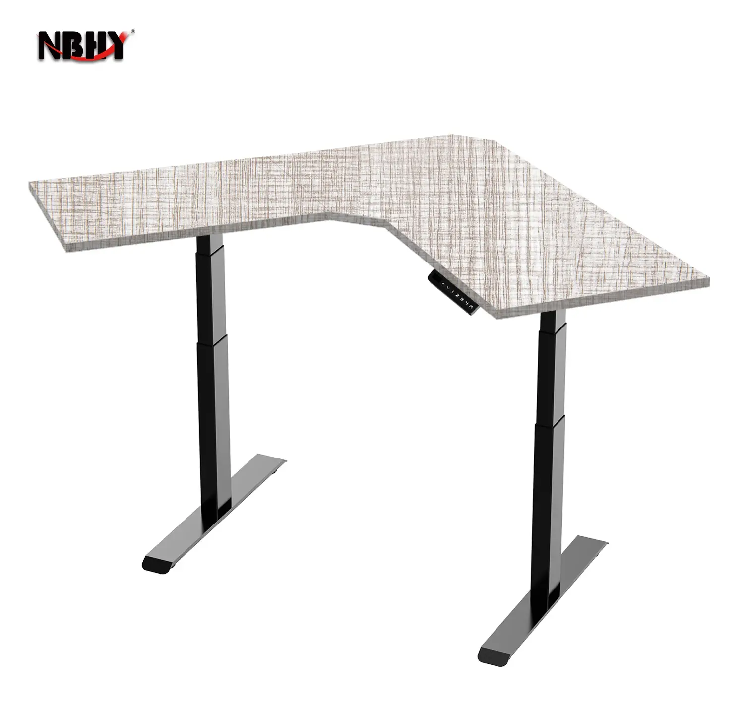 NBHY escritorio moderno em casa ajustavel mesa elevatoria eletrica ajustvel com мотор duplo eltrico para mesa escritrio