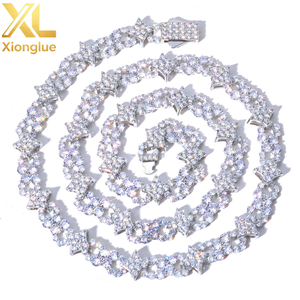 Collar con Colgante de Estrella de Plata de Ley 925 con Moissanita, Estilo Hip Hop, VVS, Brillante, con Certificado GRA, Pasa el Test de Diamantes, Joyería para Hombre y Mujer - Product Image 2