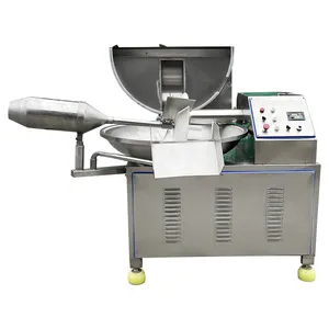 High Speed Industrial Bowl Meat Cutter Carrot Onion Beef Pork Meat Bowl Meat Cutter Machine