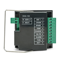 Module de commande de panneau ATS pour générateur diesel à moteur triphasé de haute qualité LEEDS DKG155, protection contre les pannes de courant, en plastique, 35A