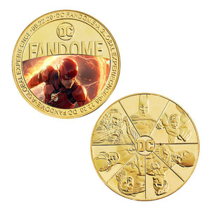 Monedas Conmemorativas de Metal de la Liga de la Justicia, Monedas de Oro de la <span class=keywords><strong>Serie</strong></span> Marvel con Temática de Películas Americanas, Regalos de Colección - Product Image 3
