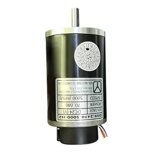 Özel yüksek hızlı elektrikli alçak gerilim kalıcı mıknatıs fırça 12V Dc Motor 5000 Rpm kodlayıcı ile