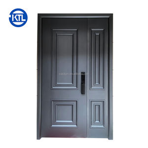 Chine Top Fabricant Design Moderne-Portes résidentielles en aluminium <span class=keywords><strong>Porte</strong></span> d'entrée de sécurité Garniture de <span class=keywords><strong>porte</strong></span> en métal - Product Image 1