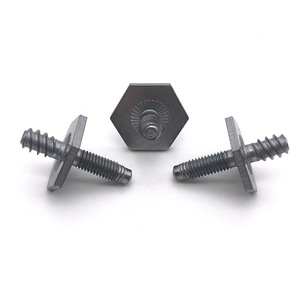 Vis à tête de phare <span class=keywords><strong>automobile</strong></span> à double extrémité filetée, galvanisée, résistante à la corrosion, haute résistance, acier au carbone, gauche droite - Product Image 3