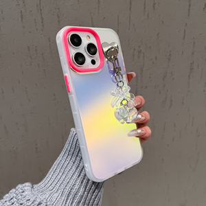 <span class=keywords><strong>Funda</strong></span> brillante para teléfono con <span class=keywords><strong>colgante</strong></span> de mariposa para <span class=keywords><strong>iPhone</strong></span> 15, <span class=keywords><strong>funda</strong></span> degradada colorida IMD con brillantina para <span class=keywords><strong>iPhone</strong></span> 15, 14, <span class=keywords><strong>13</strong></span>, 12 - Product Image 5