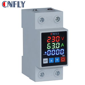 Protecteur numérique réglable 230V 63A contre les surtensions/sous-tensions et les surintensités, relais électronique pour TV/réfrigérateur, compteur d'énergie 1000 imp kwh - Product Image 3