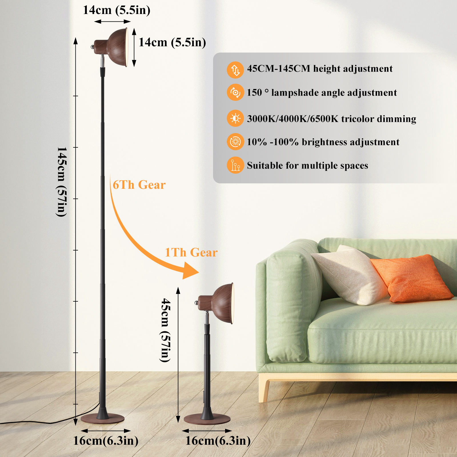 สีไม้ Walnut