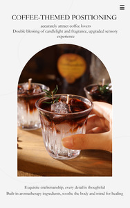 Coffret cadeau de bougies parfumées au café en cire de soja personnalisées LANJO – Cadeaux personnalisés pour mariage/décoration de la maison - Product Image 6