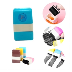 Promotional Leather Confidential Roller Stamp Custom Logo 100 <b>Sheets</b>-Privacy Blotter Shipping Labels for Protecting Personal - Product Image 2