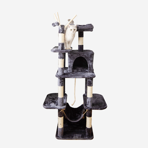 El Rascador para Gatos Integrado para Uso Doméstico Ahorra Espacio en Interiores y Crea un Acogedor <span class=keywords><strong>Castillo</strong></span> Pequeño para el Gato - Product Image 5