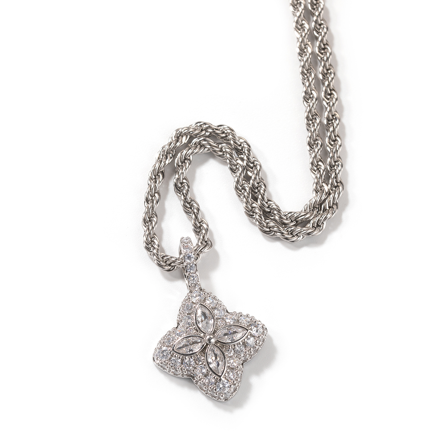 Silver+Clear CZ