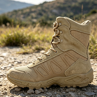 Bottes tactiques de désert pour hommes en gros, amortissantes, respirantes, pour le trekking, l'entraînement, le camping et la randonnée en extérieur