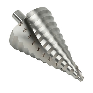 Dr. Giant Metric Step Drill Bit 6-60mm Hex Shank Bright Finish Steel Application - Product Image 2