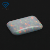 3*5-8*10mm 92 multicolore octogone cabochon opale OP #17 blanc opale de feu pierres précieuses synthétiques octogonales opale cabochon pierres précieuses coupées