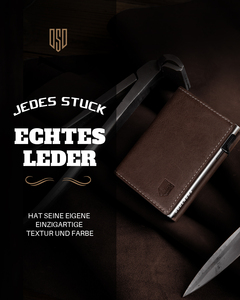 Başparmak UP tedarikçisi özelleştirmek manyetik yağ kahverengi üç katlı RFID engelleme kimlik pencere erkek düğme sikke cep erkekler cüzdan - Product Image 4