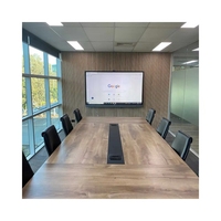 Panneau mural acoustique en bois de chêne naturel durable, insonorisation de classe A, imperméable, ignifuge, pour espaces commerciaux à fort trafic