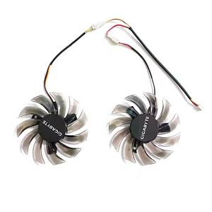 Ventilateur GPU 75MM 3PIN T128010SM pour GIGABYTE <span class=keywords><strong>GTX</strong></span> <span class=keywords><strong>460</strong></span> 465 560 Ti 580 650 750Ti GT440 GT610 GT730 HD 6850 - Product Image 2