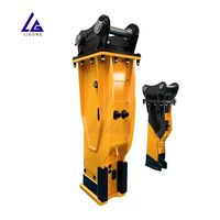 Martillo Hidráulico LG68 para Minería, Canteras y Construcción de Carreteras, Fuerte Fuerza de Impacto, Compatible con Excavadoras de 1-10T, SB40 SB43