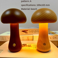 Lampe de table LED moderne en forme de champignon - Rechargeable par USB, intensité réglable, portable, protection des yeux, commande tactile
