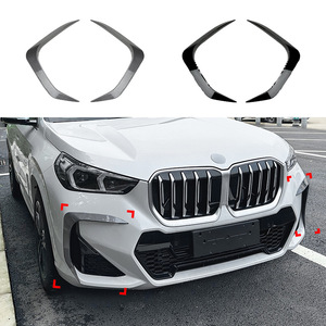 Bmw X1 Ix1 U11 M Sport 2023+ Front Windshield Decals Piano Black Carbon Fiber Texture Adhesive Car Window Visor - Product Image 4