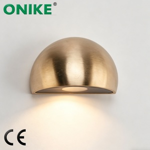 Applique murale extérieure LED étanche 1,5W en cuivre à montage en surface <span class=keywords><strong>pour</strong></span> <span class=keywords><strong>terrasse</strong></span>, éclairage bidirectionnel, villa, balcon - Product Image 1