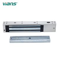 Système de contrôle d'accès VIANS PD MAGLOCK, serrure électromagnétique à porte simple, force de maintien de 600 lb (280 kg), 12 V