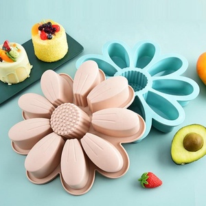 Moule de cuisson en silicone alimentaire antiadhésif pour gâteaux, mousses, muffins, gâteaux au lait, gelées et poudings - Product Image 5