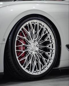 Rines de Lujo Forjados Cromados de Diseño Cóncavo Profundo con Múltiples Radios de 22 Pulgadas 5*112 5*130 para Bentley Continental, Benz Clase S, Rolls Royce - Product Image 4