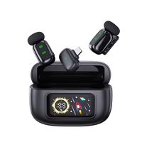 Microphone cravate sans fil T80 avec étui de charge pour une réponse en fréquence de 100 Hz à 20 kHz pour la diffusion vidéo en direct