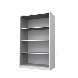 לפתוח ללא פתיחת דלת ארון ספר מדף פתוח, ארון אחסון מרפסת עם 5 מדפים - Product Image 2