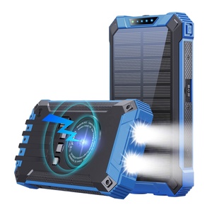 MINI CARICATORE SOLARE PER CELLULARE CON ANELLO PORTACHIAVI E TORCIA IN ABS COLORE BLU NAVY - Foto 7