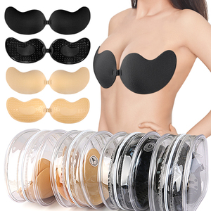 <span class=keywords><strong>Reggiseno</strong></span> <span class=keywords><strong>adesivo</strong></span> senza spalline appiccicoso invisibile Push up <span class=keywords><strong>reggiseno</strong></span> in Silicone per vestito senza schienale <span class=keywords><strong>con</strong></span> copricapo - Product Image 2
