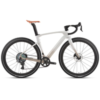 Nouveau modèle 2026 abordable Twitter Gravel V3 Wheeltop Gex Vélo de route en fibre de carbone 13 vitesses avec frein à disque hydraulique et axe traversant 700*40c Gravel
